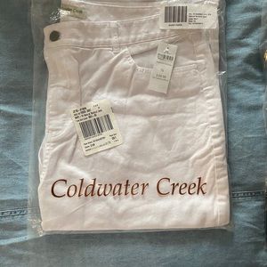 Coldwater Creek Natural Bootcut white Jeans - NEW